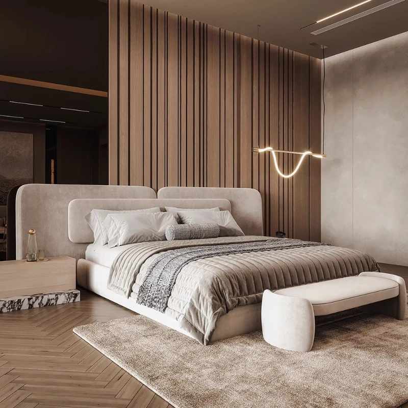 Luxury Skincare Europe - Skincare Creativity Queen-Bett, handgefertigtes Luxus-Doppelbett im