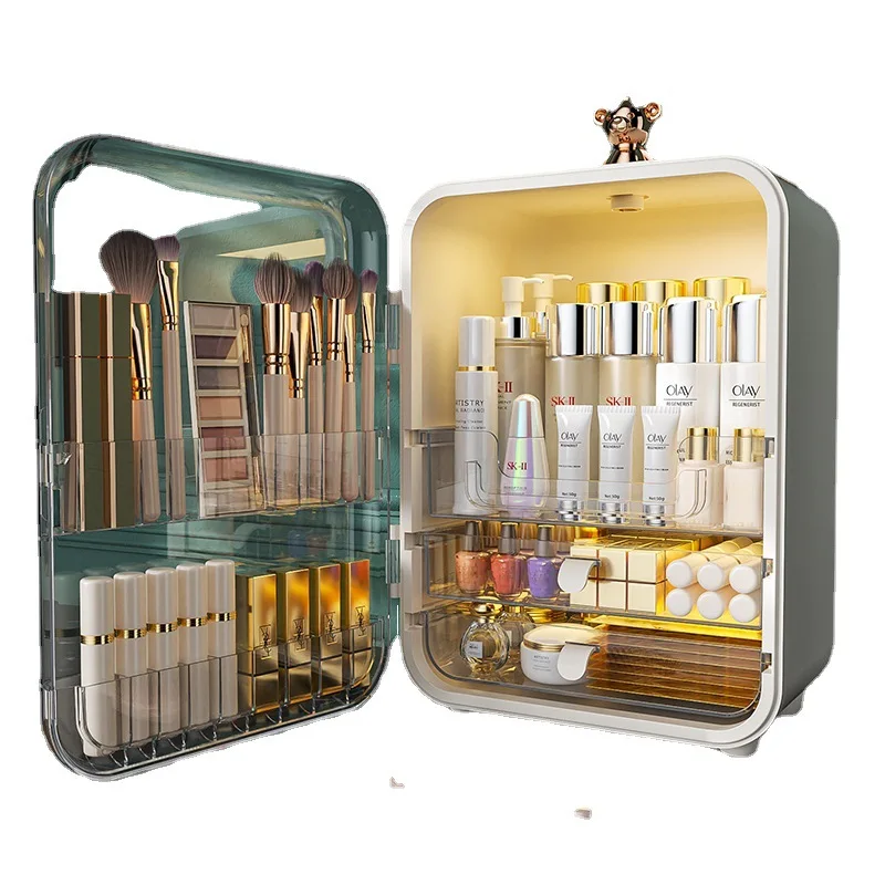 Luxury Skincare Europe - Mobile Kosmetik Aufbewahrungsbox Licht Luxus Led