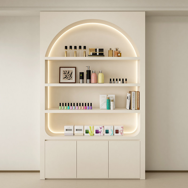 Luxury Skincare Shop - Luxuriöser Vitrinenschrank für Hautpflege und Kosmetik,